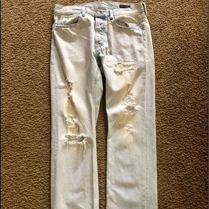 Men’s Ralph Lauren distressed jeans size